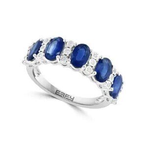 EFFY Sterling Silver Diamond Ring